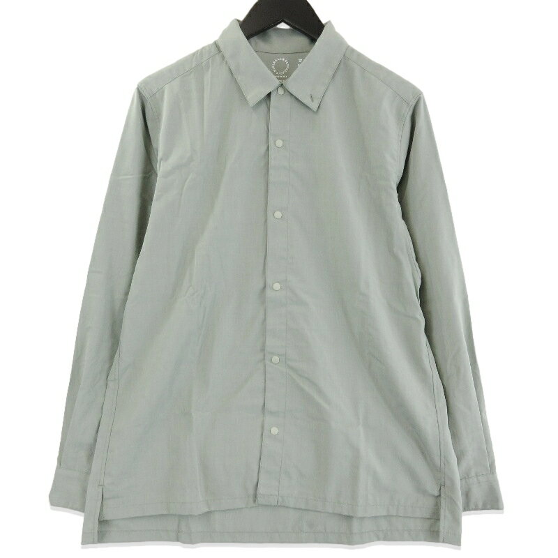 乐天商城 - 【中古】未使用 山と道 ヤマトミチ Bamboo shirt UNISEX 2026 バンブーシャツ長袖シャツ トレイルシャツ Seagrass Sメンズ 71016003