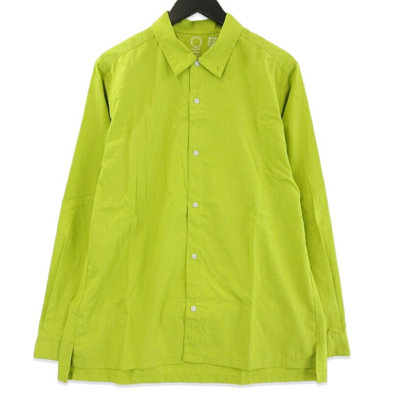 樂天商城 - 【中古】未使用 山と道 ヤマトミチ Bamboo shirt UNISEX 2026 バンブーシャツ長袖シャツ トレイルシャツ Lemon Grass Mメンズ 71016004