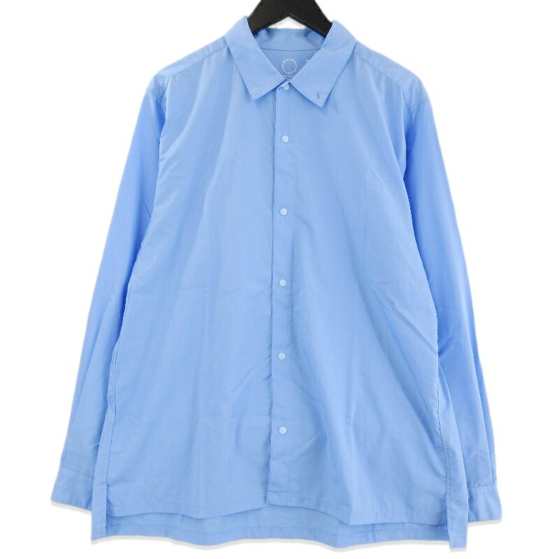 乐天商城 - 【中古】未使用 山と道 ヤマトミチ Bamboo shirt UNISEX 2026 バンブーシャツ長袖シャツ トレイルシャツ Light Blue Lメンズ 71016007