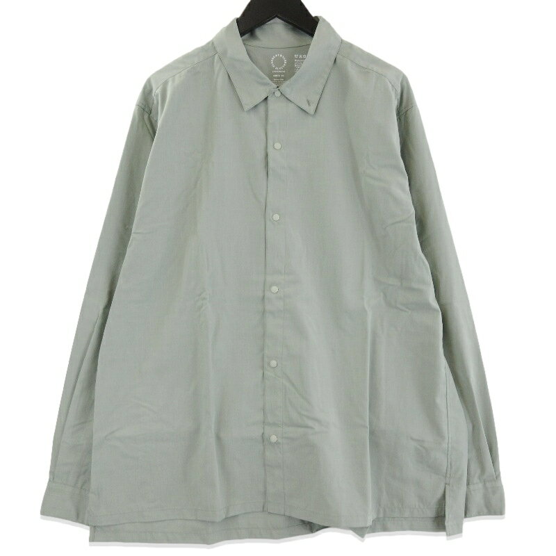 樂天商城 - 【中古】未使用 山と道 ヤマトミチ Bamboo shirt UNISEX 2026 バンブーシャツ長袖シャツ トレイルシャツ Seagrass XLメンズ 71016008