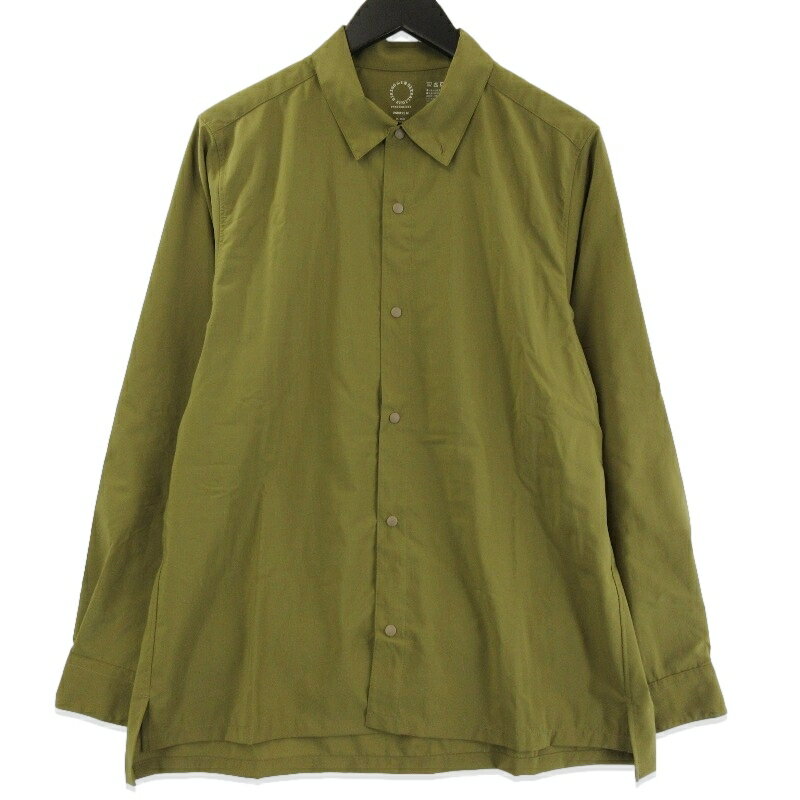 樂天商城 - 【中古】未使用 山と道 ヤマトミチ UL shirt UNISEX 2026 ULビッグポケットシャツ 長袖シャツ トレイルシャツ Fir Green Mリップストップメンズ 71016011