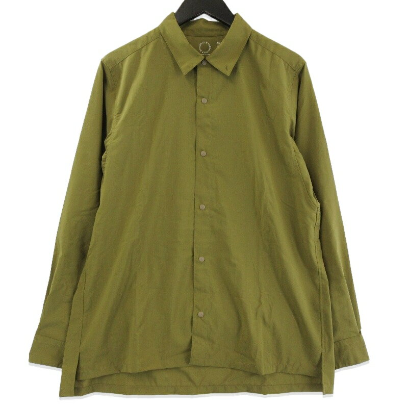 乐天商城 - 【中古】未使用 山と道 ヤマトミチ UL shirt UNISEX 2026 ULビッグポケットシャツ 長袖シャツ トレイルシャツ Fir Green Mリップストップメンズ 71016012