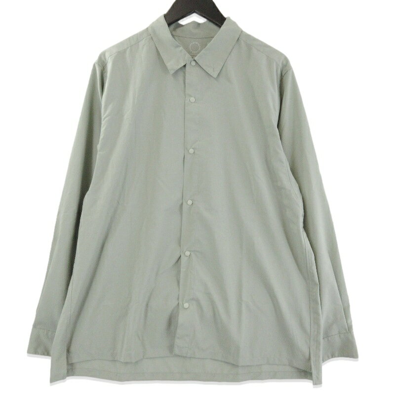 乐天商城 - 【中古】未使用 山と道 ヤマトミチ UL shirt UNISEX 2026 ULビッグポケットシャツ 長袖シャツ トレイルシャツ Sea Grass Lリップストップ メンズ 71016014