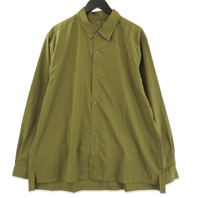 樂天商城 - 【中古】未使用 山と道 ヤマトミチ UL shirt UNISEX 2026 ULビッグポケットシャツ 長袖シャツ トレイルシャツ Fir Green XLリップストップメンズ 71016017