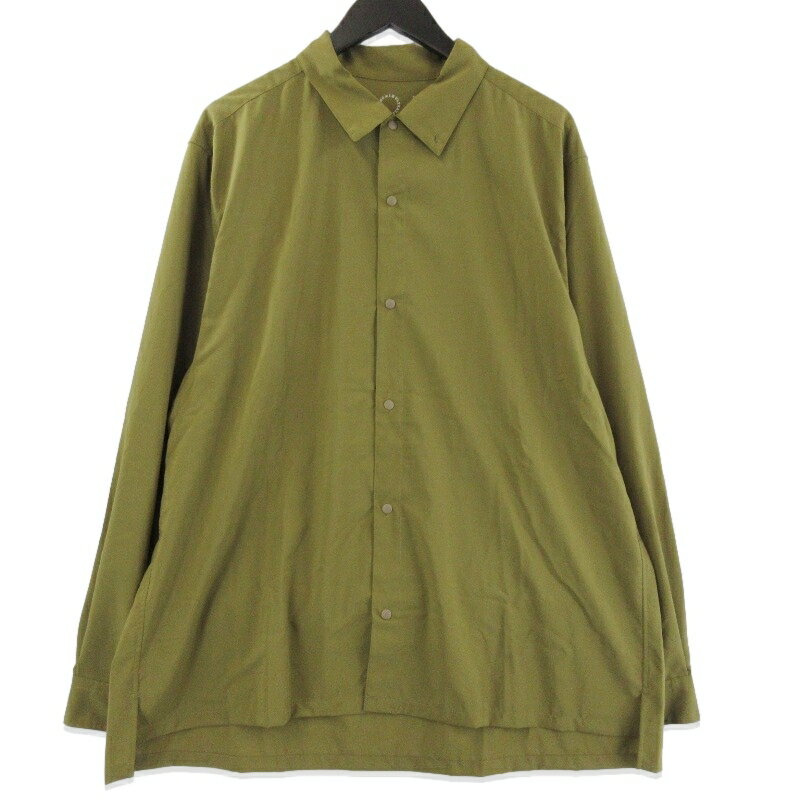 樂天商城 - 【中古】未使用 山と道 ヤマトミチ UL shirt UNISEX 2026 ULビッグポケットシャツ 長袖シャツ トレイルシャツ Fir Green XLリップストップメンズ 71016018