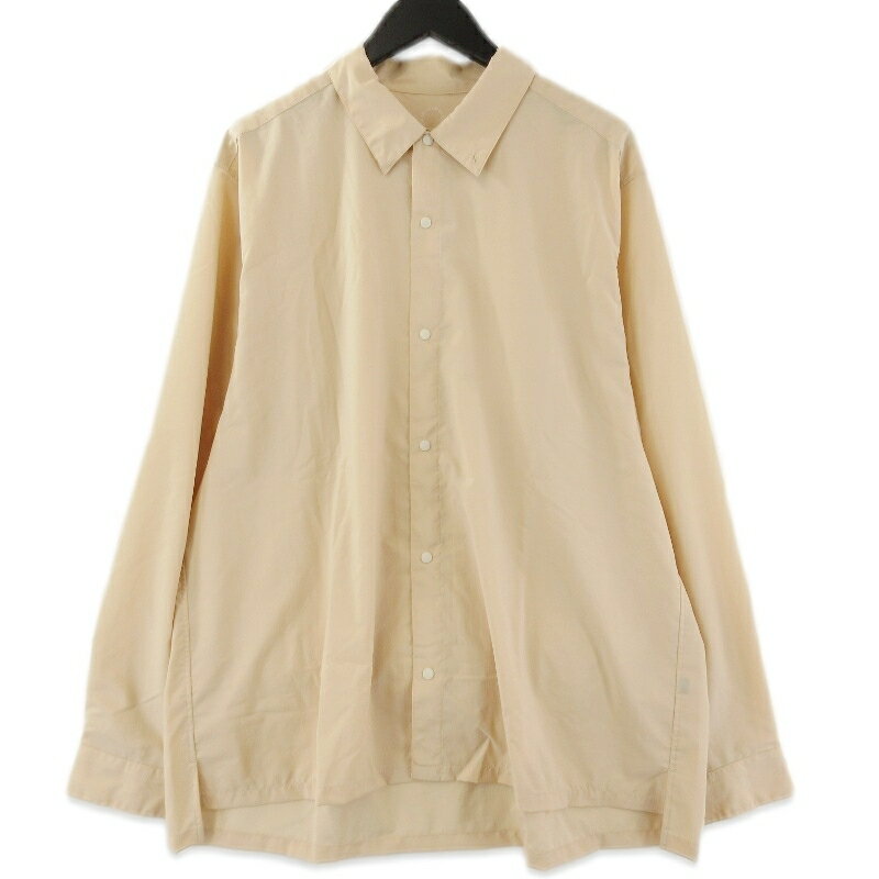 樂天商城 - 【中古】未使用 山と道 ヤマトミチ UL shirt UNISEX 2026 ULビッグポケットシャツ 長袖シャツ トレイルシャツ Ivory Cream XLリップストップメンズ 71016019