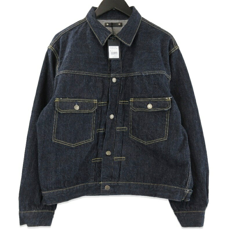 乐天商城 - 【中古】未使用 MINEDENIM マインデニム R.Denim RF-GJKT OWS 2508-8001 デニムジャケット セルヴィッチ トラッカージャケット OWS 3メンズ 71016026