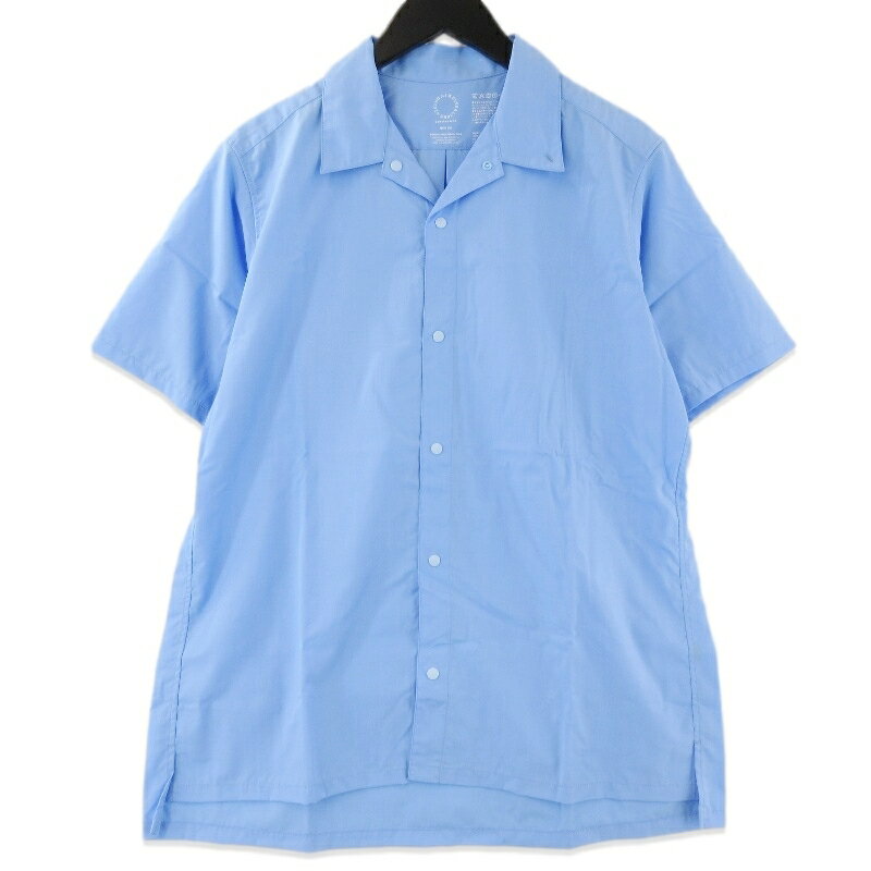 樂天商城 - 【中古】未使用 山と道 ヤマトミチ Bamboo Short Sleeve Shirt M's 2026 半袖シャツ バンブーショートスリーブシャツ Light Blue Mメンズ 71016036