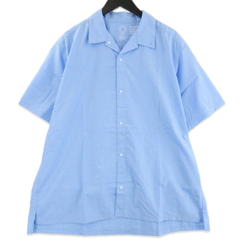 樂天商城 - 【中古】未使用 山と道 ヤマトミチ Bamboo Short Sleeve Shirt M's 2026 半袖シャツ バンブーショートスリーブシャツ Light Blue XLメンズ 71016047