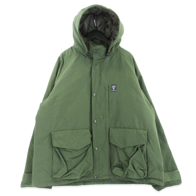 乐天商城 - 【中古】South2 West8 サウスツーウエストエイト スノートレック ダウンジャケット PU448 Snow Trek Down Coat 日本製 グリーン L メンズ 99001142