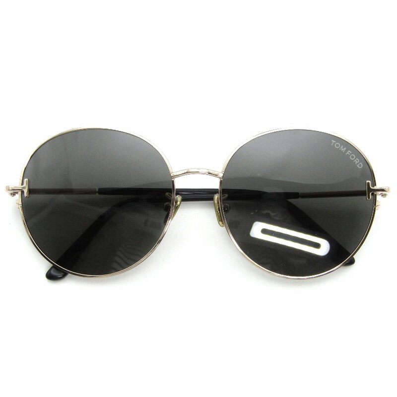 樂天商城 - 【中古】TOM FORD トムフォード サングラス TF1145-K イタリア製 ラウンド/ボストン 韓国企画 コンビ 28A ゴールド/ブラックグレー メタル メガネ 眼鏡 サングラス 54001100