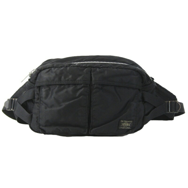 樂天商城 - 【中古】PORTER ポーター ウエストバッグ タンカー 622-08302 TANKER WAIST BAG ボディバッグ ブラック 黒バッグ 鞄 61005780