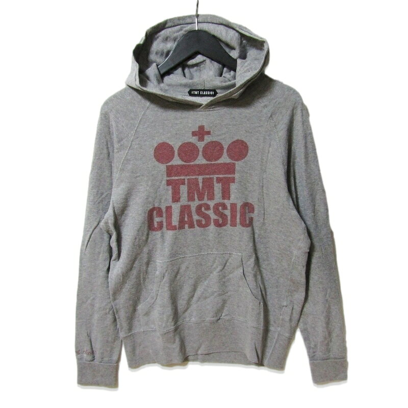 樂天商城 - 【中古】TMT ティーエムティー プルオーバーパーカー TMT CLASSIC プリント グレー Sメンズ 27113951