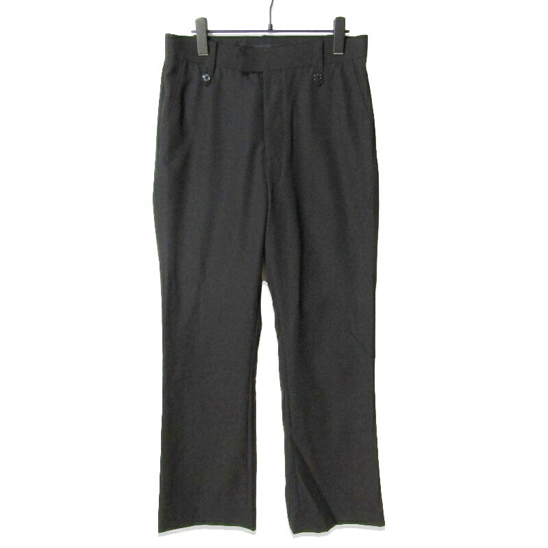 樂天商城 - 【中古】美品 JUHA ユハ スラックス 10110802 ウールトラウザーズ 日本製 ブラック 黒 1メンズ 27113967