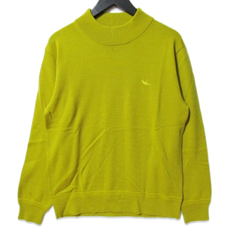 樂天商城 - 【中古】美品 1piu1uguale3 ウノピゥウノウグァーレトレ モックネックニット MRK279 MOCK NECK KNIT ウール プルオーバー マスタード 4日本製 セーターメンズ 27113990