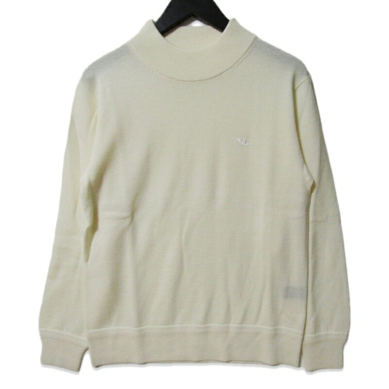 乐天商城 - 【中古】美品 1piu1uguale3 ウノピゥウノウグァーレトレ モックネックニット MRK279 MOCK NECK KNIT ウール プルオーバー アイボリー 3日本製 セーターメンズ 27113992