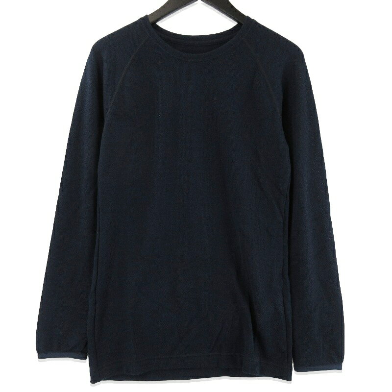 乐天商城 - 【中古】未使用 山と道 ヤマトミチ DF Mesh Merino Long Sleeve 2025 UNISEX ダブルフェイスメッシュメリノロングスリーブ Navy M長袖Tシャツメンズ 71016071