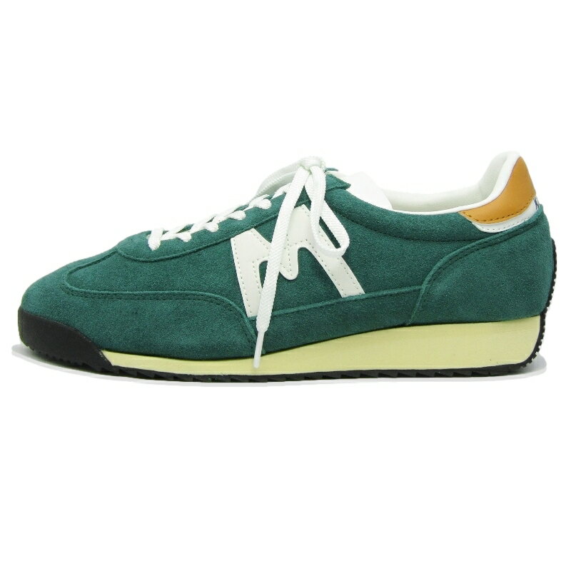 乐天商城 - 【中古】未使用 KARHU カルフ 42.5 MESTARI F805095 メスタリ ローカット スエード POSY GREEN/WHITE スニーカー 18002179