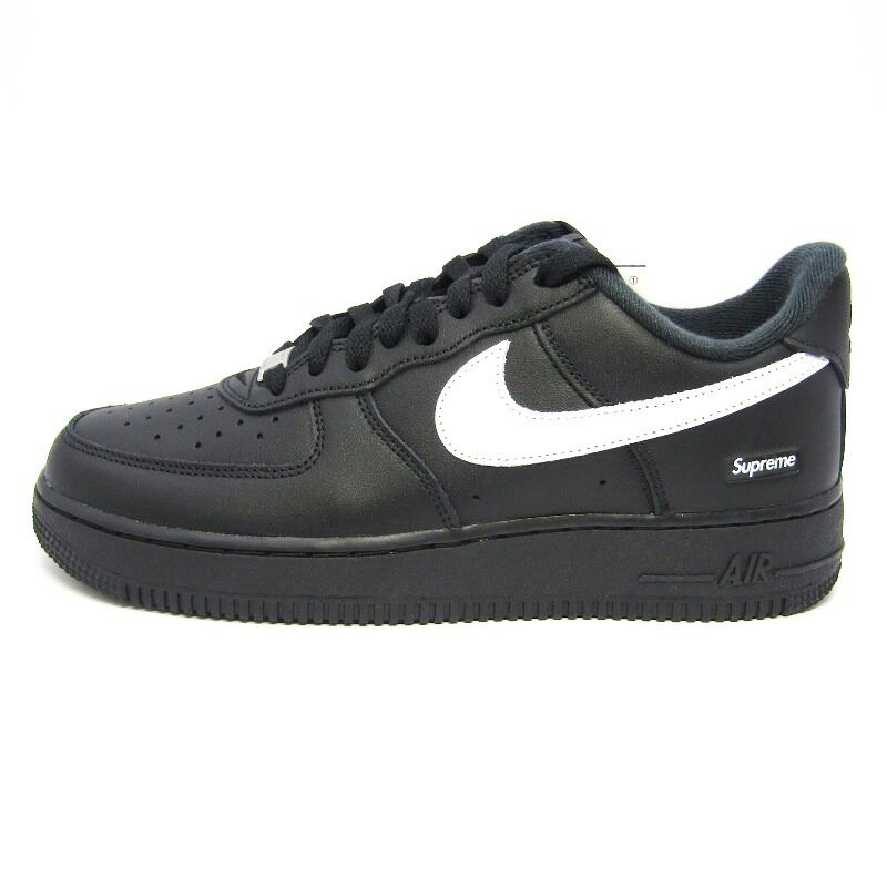 樂天商城 - 【中古】未使用 NIKE × Supreme ナイキ 26cm AIR FORCE 1 LOW CU9225-002 ブラック エアフォース1 シュプリーム 2025年 BLACK/WHITE スニーカー 88000091