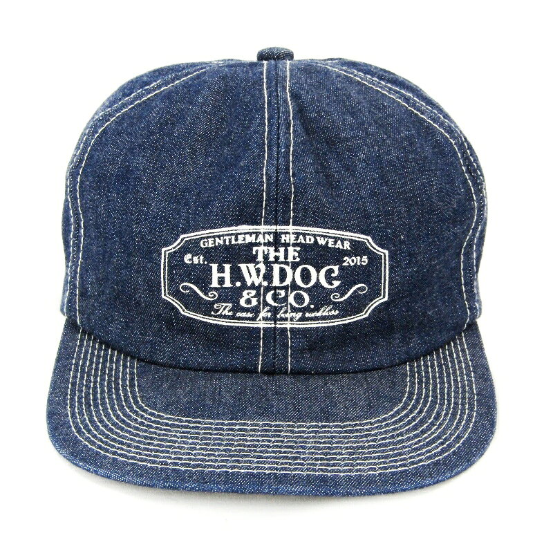 樂天商城 - 【中古】美品 THE H.W.DOG&CO. ドッグアンドコー キャップ Denim Trucker Cap D-00004-D デニム トラッカーキャップ インディゴ 6パネル 帽子 47000204