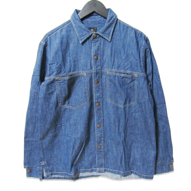 樂天商城 - 【中古】Paul Smith ポールスミス 長袖デニムシャツ PY-WR-50826 コットン インディゴ Lメンズ 27114029