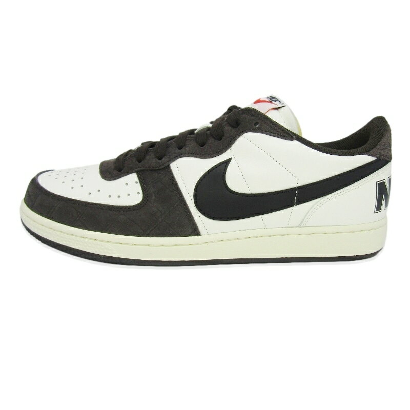 未使用 NIKE ナイキ 30cm TERMINATOR LOW FN7815-200 ターミネーター ロー クロコ型押し VELVET BROWN/BLACK-SAIL スニーカー 88000116