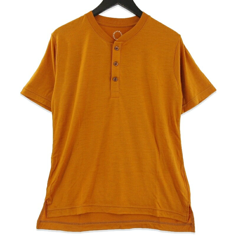 未使用 山と道 ヤマトミチ Light Merino Henley UNISEX 2026 ライトメリノ 半袖ヘンリーネックTシャツ アウトドア Cinnamon Sメンズ 71016189