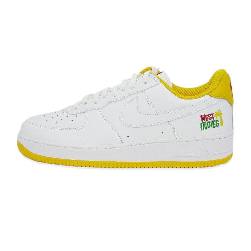 未使用 NIKE ナイキ 30cm AIR FORCE 1 LOW RETRO QS WEST INDIES 2 DX1156-101 エアフォース1 ローカット レトロ ホワイト 白 クイックス ストライク ウエストインディーズ WHITE-UNIVERSITY GOLD スニーカー 88000120
