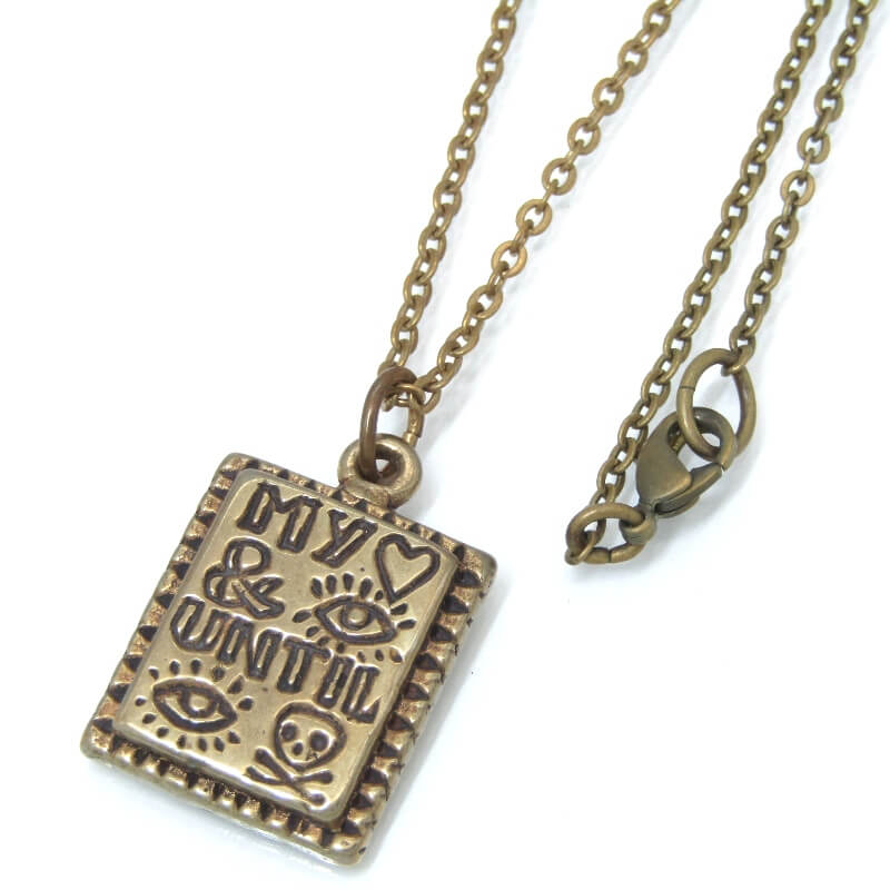 LHN Jewelry エルエイチエヌ ネックレス My heart and I until I die neckless ブラス 真鍮 USA製 28012932