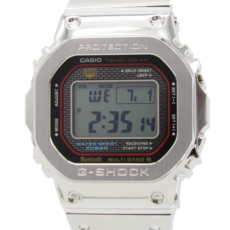 楽天市場】g-shock 赤（ベルトカラーシルバー）の通販