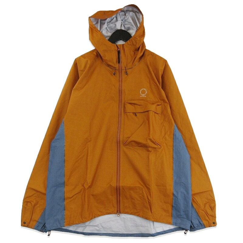 未使用 山と道 ヤマトミチ UL All-Weather Jacket UNISEX 2026年 ULオールウェザージャケット Pertex Cinnamon×Blue Gray XLShield Air パッカブル レインパーカー メンズ 71016281