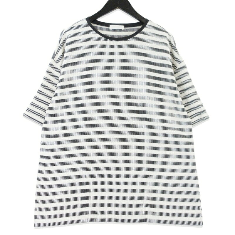 【中古】美品 DAYDREAM デイドリーム 半袖Tシャツ Domino Border Ringer T D2025004 日本製 ホワイト 白 M メンズ 99001489