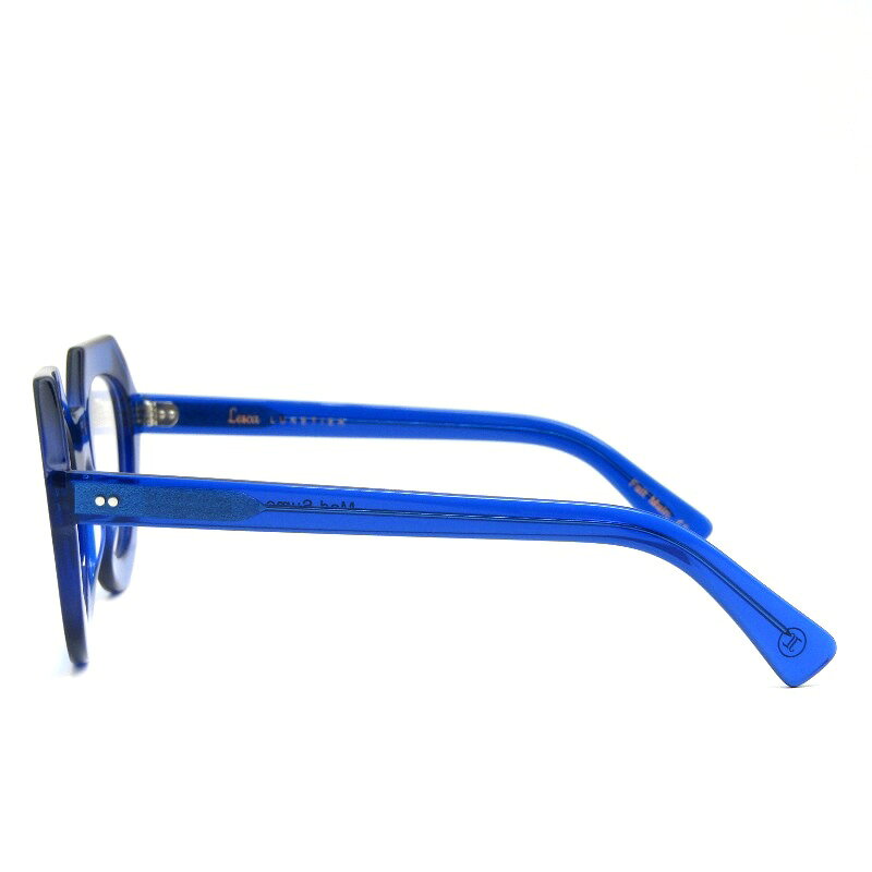 CLASSICの【中古】未使用 Lesca LUNETIER レスカ ルネティエ メガネフレーム Sumo フランス製 スモー クラウンパント Blue メガネ 眼鏡 サングラス 61006182｜アングル3