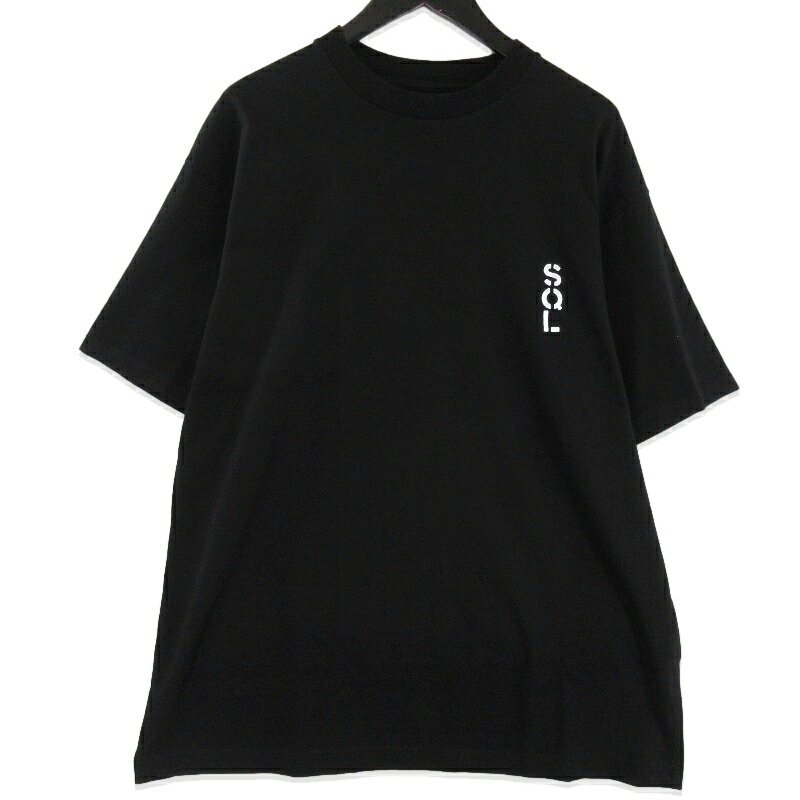 【中古】未使用 SEQUEL シークエル T-SHIRT? SQ-25SS-ST-07 半袖Tシャツ プリント 日本製 BLACK XL メンズ 71016550
