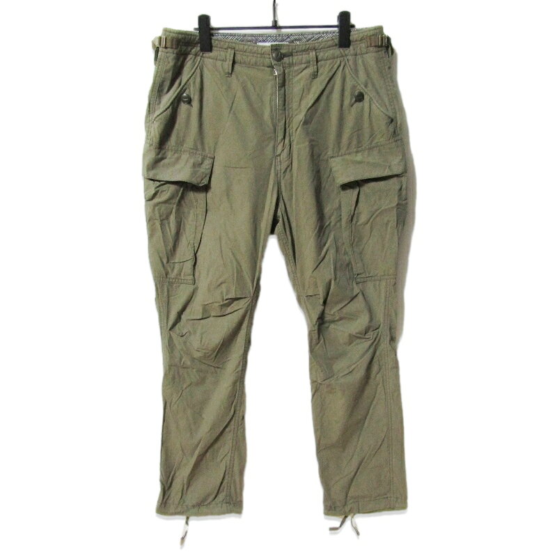 【中古】nonnative ノンネイティブ カーゴパンツ NN-P2637 TROOPER PANTS C/N WEATHER CLOTH オリーブ 1メンズ 27114624