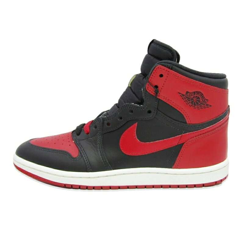 美品 NIKE ナイキ 28cm AIR JORDAN 1 HIGH 85 HV6674-067 エア ジョーダン 1 ハイ 85 BLACK/VARSITY RED-WHITE スニーカー 88000233