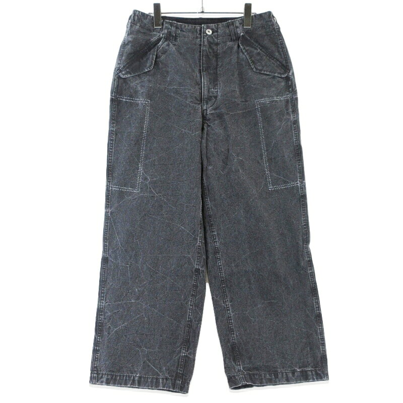 【中古】A.PRESSE アプレッセ M-51フィールドパンツ 25SAP-04-03H M-51 Custom Pants コットン 日本製 ブラック 黒 2 メンズ 99001719
