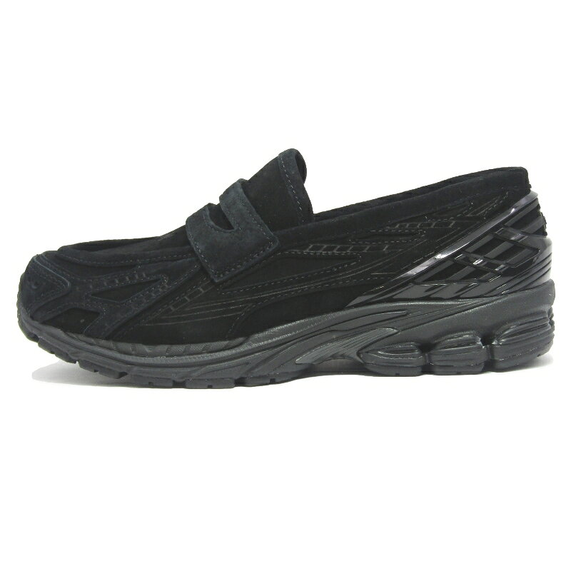 未使用 New Balance ニューバランス 25.5cm U1906LNT ローファーデザイン スエード 天然皮革 スリッポン LOAFER ブラック 黒 スニーカー 18002435