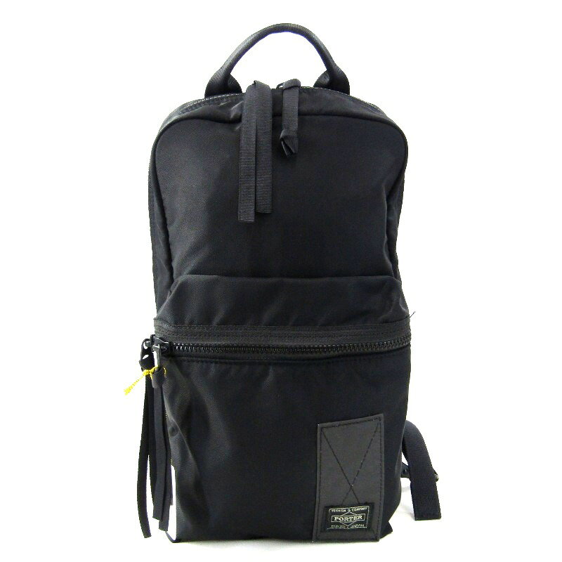 【中古】PORTER ポーター スリングショルダーバッグ レイズ 831-16115 RAYS SLING SHOULDER BAG ナイロン ボディバッグ ブラック 黒 バッグ 鞄 47000701