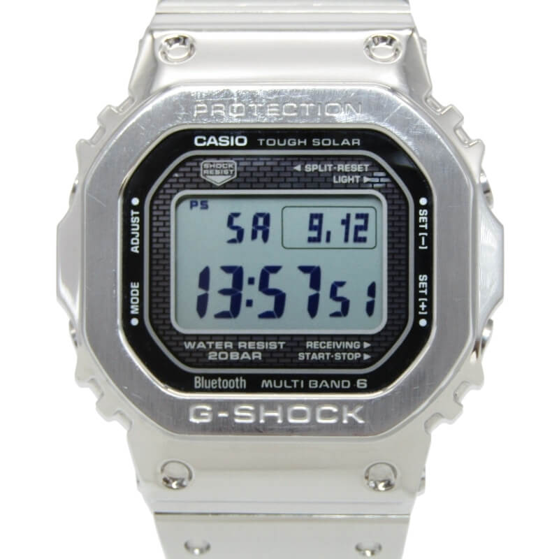 楽天市場】g-shock gmw-b5000d-1jf フルメタル シルバーの通販