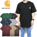 カーハート Tシャツ メンズ カーハート Tシャツ メンズ 半袖 carhartt トップス Short Sleeve Workwear K87 ブランド ワーク S M L XL