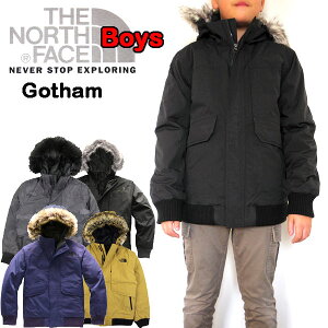 ノースフェイス ダウン キッズ ジャケット THE NORTH FACE アウター 男の子 BOYS GOTHAM DOWN セール NF0A34QB 黒