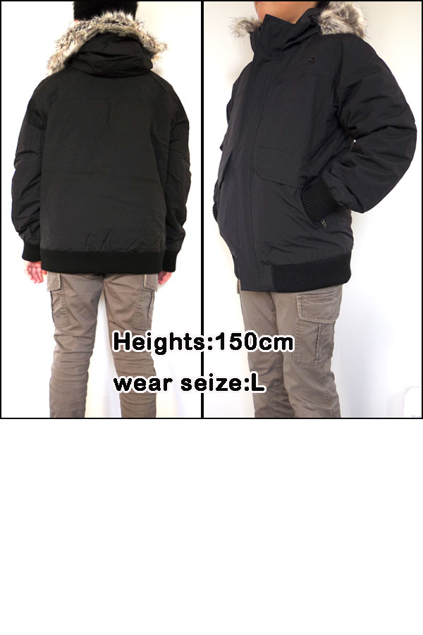 ノースフェイス ダウン キッズ ジャケット THE NORTH FACE アウター 男の子 BOYS GOTHAM DOWN セール 19FW 120 130 140 150 160 170cm 黒 グレー