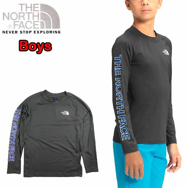 ノースフェイス キッズ ラッシュガード 水着 長袖 Tシャツ THE NORTH FACE L/S Sun Tee 男の子 ブランド NF0A535O