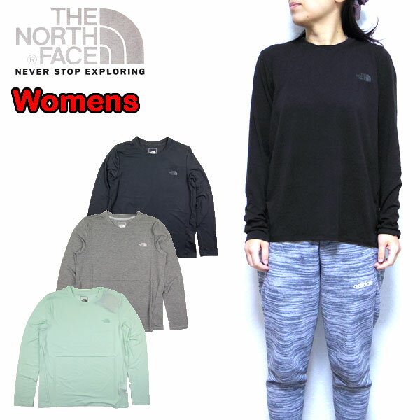 ノースフェイス レディース Tシャツ 長袖 ロンT THE NORTH FACE WANDER ブランド 速乾性 ドライ 紫外線