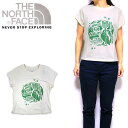 ノースフェイス レディース tシャツ 半袖 THE NORTH FACE Earth Day Cutie Tee ショート丈 2023春夏 セール NF0A81UWA