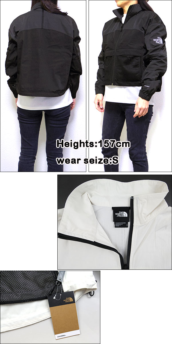 REASONのノースフェイス ジャケット レディース アウター ショート丈 クロップド 春 THE NORTH FACE 2000 Mountain Light Wind Jacket ウィンドウォール 薄手 アウトレット｜アングル2