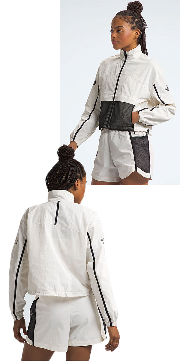 REASONのノースフェイス ジャケット レディース アウター ショート丈 クロップド 春 THE NORTH FACE 2000 Mountain Light Wind Jacket ウィンドウォール 薄手 アウトレット｜アングル3