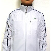 LACOSTEラコステキッズ上下組WJ7980ジュニアBoysTaffetaTracksuitトラックスーツ