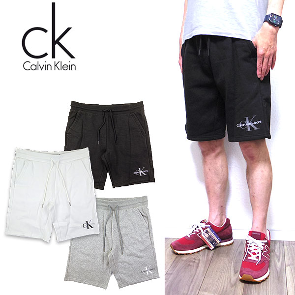 カルバン・クライン カルバンクライン ジーンズ ハーフパンツ メンズ Calvin Klein Jeans Monogram Fleece ブランド 春夏 40GC203